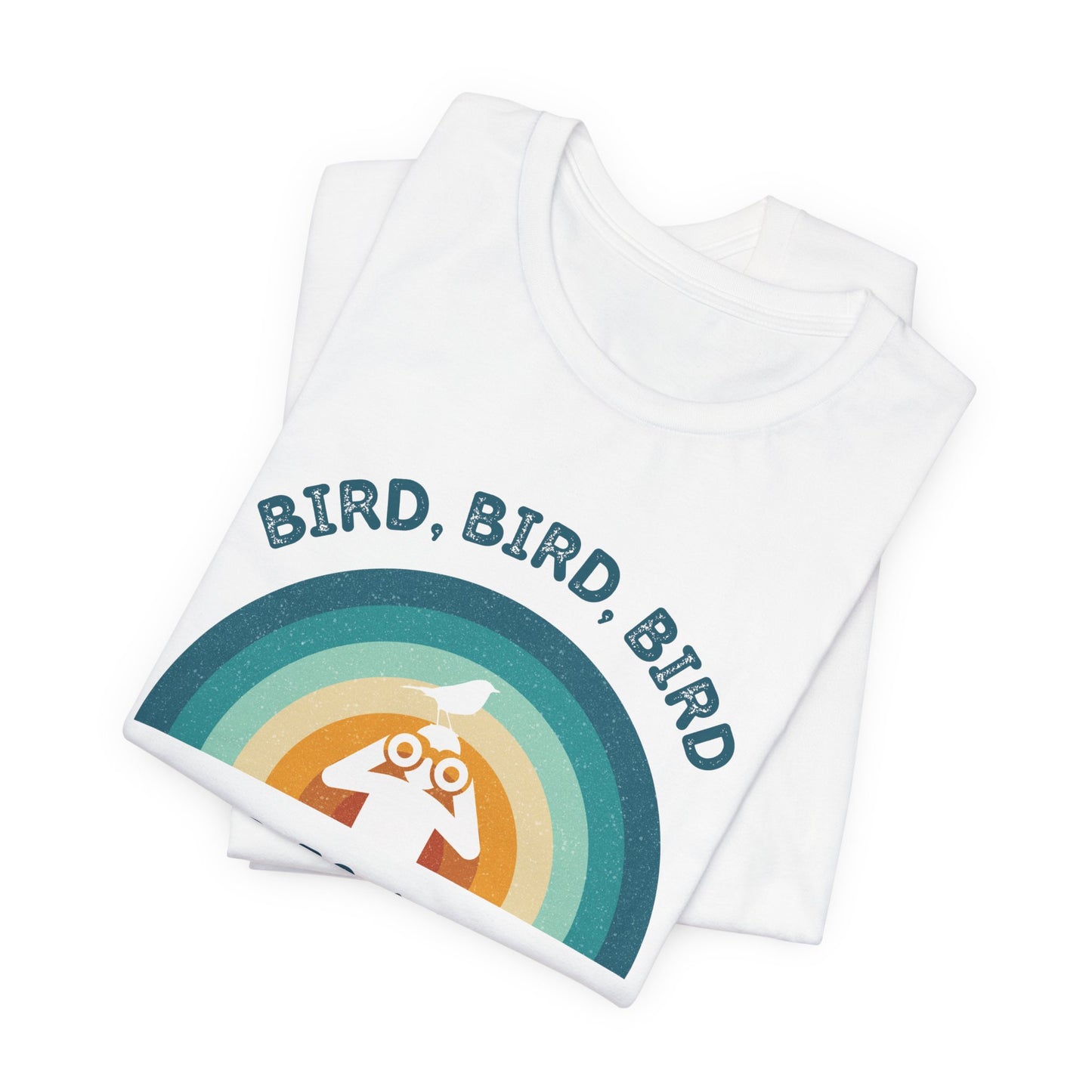 Funny Birders Unisex Tee 'Bird, Bird, Bird, Bird is a Verb' Retro T-Shirt